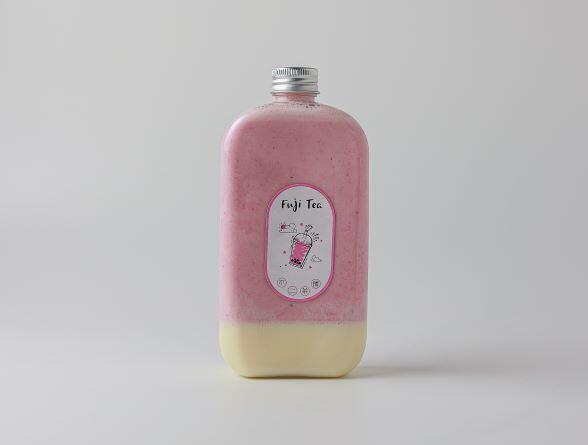 Strawberry Milk with Panna Cotta