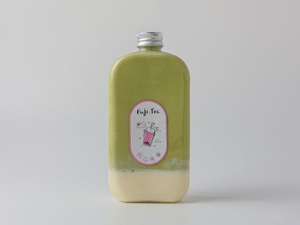 Matcha Latte with Panna Cotta